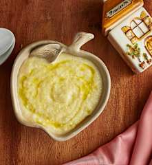 Pappa vegetariana di miglio al finocchio e mela (7-9 mesi)