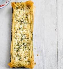 Tarte mit Spinat und Feta