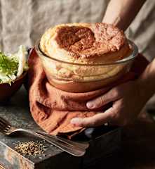 Soufflé au munster et au cumin