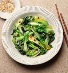 Poêlée de légumes verts