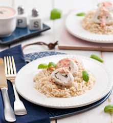 Roladki z kurczaka z nadzieniem pietruszkowym