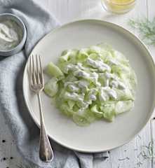 Cucumber, dill and sour cream dressing (Thermomix® Cutter)