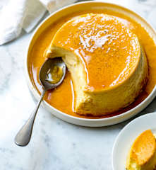 Crème caramel et vanille