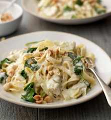 Lemon, Mascarpone and Artichoke Tagliatelle