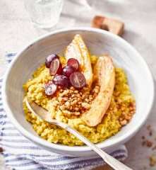 Owsianka na złotym mleku