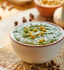 Salsa de queso de cabra y berros