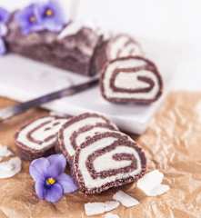 Chiocciole raw al cocco