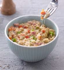 Crozetto aux lardons et poivrons