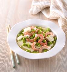 蝦仁毛豆豆腐