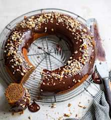 Gâteau choco-noisette