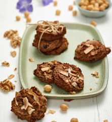 Čokoládovo-banánové sušenky s cizrnou