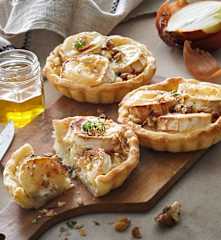 Tartelette au chèvre et aux oignons