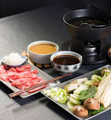Shabu shabu (fondue japonesa)
