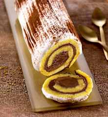 Décembre - Bûche choco caramel
