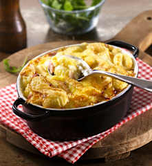 Gratin de gnocchi façon tartiflette