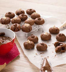 Galletas de crema de cacao y avellanas