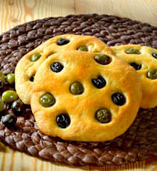 Focaccia aux olives