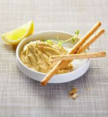 Crème d'aubergine à l'amande