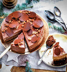 Gâteau chocolat-noisette