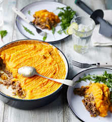 Parmentier de canard au potimarron et châtaignes