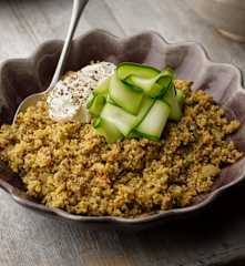 Ras el Hanout Beef with Couscous and Courgettes