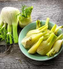 Steamed Fennel Bulbs