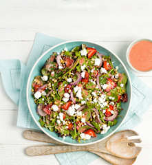 Quinoa Salad with Strawberry Vinaigrette