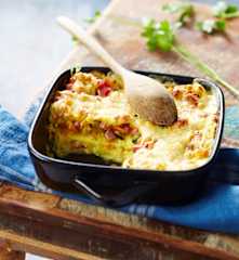 Lasagne à la béchamel au camembert