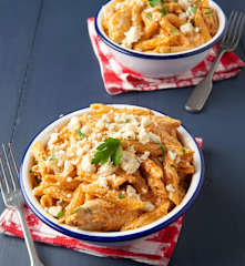 Creamy Buffalo Chicken Pasta