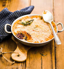 Parmentier de boudin à la patate douce