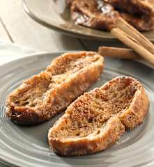 Torrijas de vino dulce