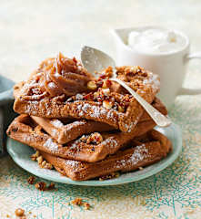 Gaufres à la farine de châtaigne