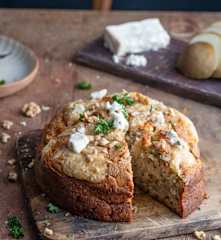 Torta salata pere e formaggio