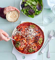 Quenelles de blettes au four