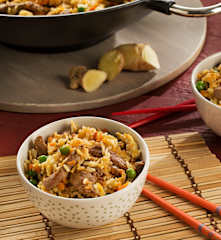 Arroz frito con ternera - China