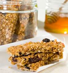 Barritas de muesli saciantes sin gluten