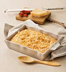 Risotto de parmesano y tomates secos