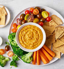 Roasted Red Pepper and Cashew Dip