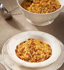 Guiso de judías pintas con arroz