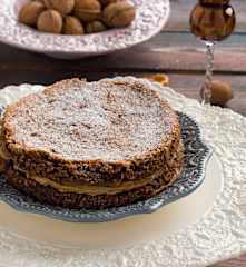 Torta mascarpone e noci