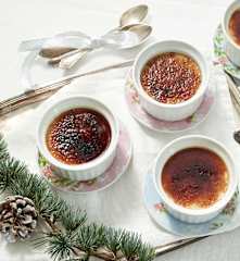 Crème brûlée de foie con mermelada de higos