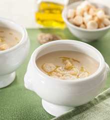 Sopa griega de garbanzos