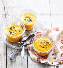 Soupe de potiron au morbier