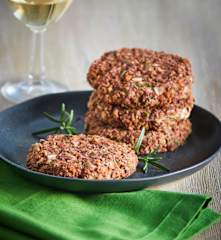 Black Bean Walnut Patties