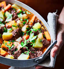 Ragoût de bœuf aux légumes-racines