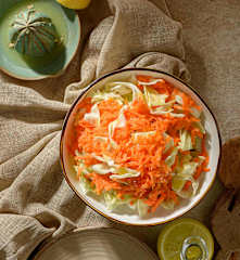 Σαλάτα λάχανο καρότο