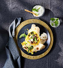 Oriental spiced chicken Wraps