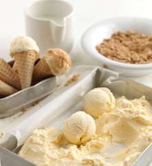 Gelado de apple crumble