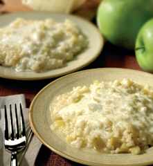 Risotto alle mele verdi e crema di pecorino