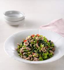 自製醃菜炒肉末